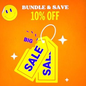 Bundle and save. Buy 3 pieces or more and offer 10% off.